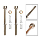 2X Carburetor Rebuild Kit Idle Screw Spark Plug fit for 90-06 Big Twin 27006-88