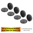 Set of 8 Round Rubber Arm Pads Car Hoist Lift for BendPak Dannmar Lifts 5715017