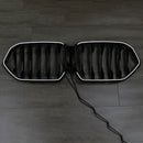 Black Front Bumper Grille Grill Fit BMW X6 G06 M60i 2023-2025 W/Camera Hole