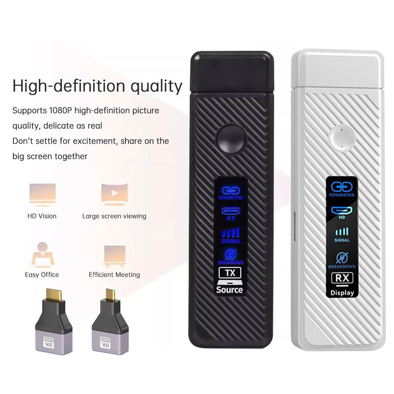 HDMI Wireless Screen Projector HD Video Transmitter Receiver Same Screen Device