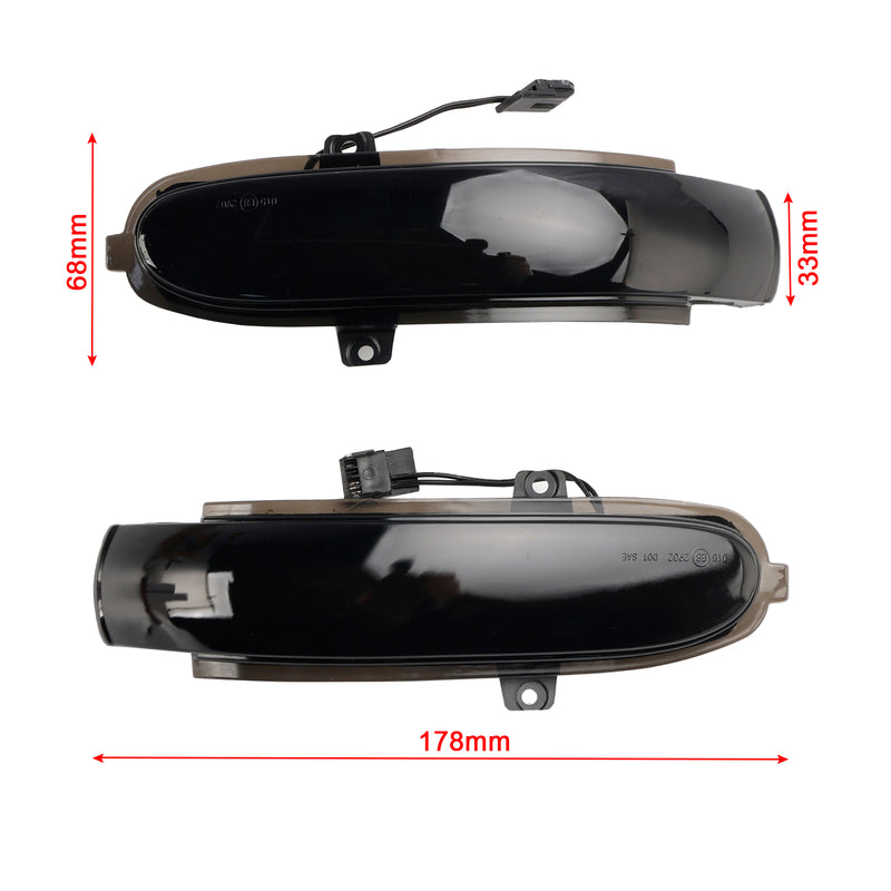 Smoked LED Sequential Side Mirror Turn Signal Light for Mercedes-Benz G E Class