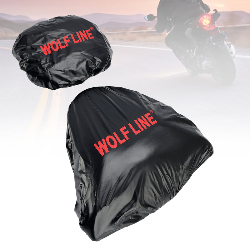 Rider Passenger Seat Cover Cushion Waterproof Fit For Motorcycle Road Racing