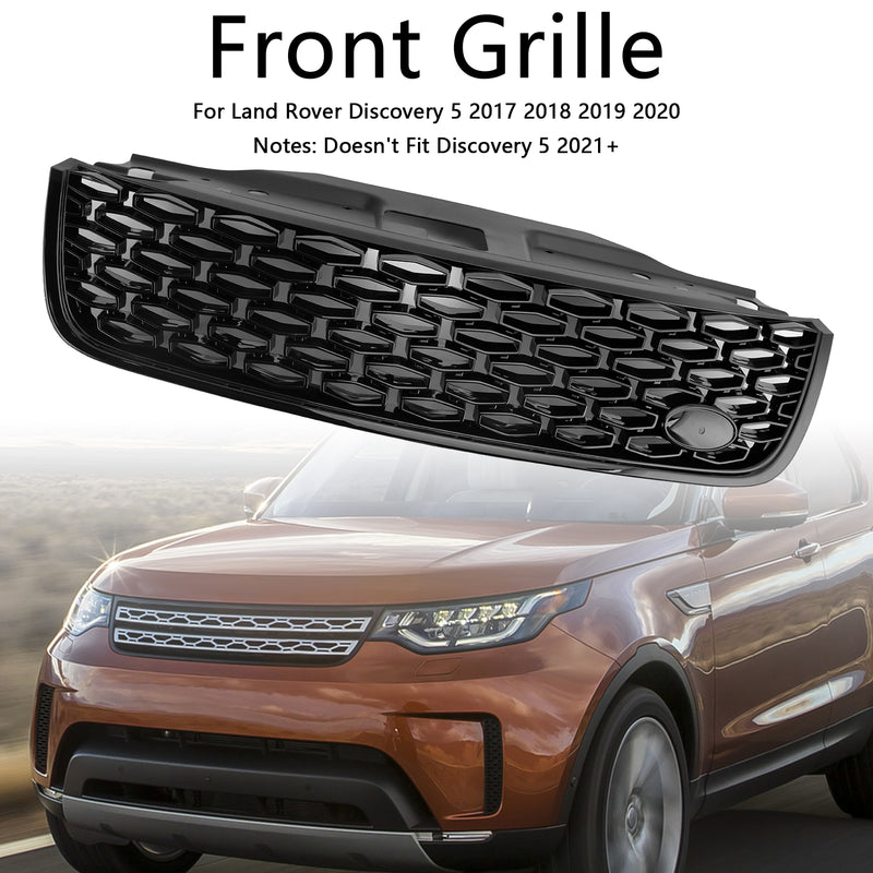 Dynamic Style Front Grille Fit Land Rover Discovery 5 L462 2017-2020 Black