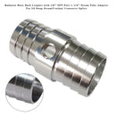 Radiator Hose Barb Coupler with 1/8" NPT Port 1-1/4" Steam Tube Adapter