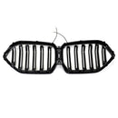 Double Slat Front Bumper Grille Fit BMW X6 G06 M60i 2023-2025 W/Camera Hole
