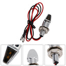 12V LED Turn Signal Indicator Light 8mm Universal Motorcycle For Yamaha