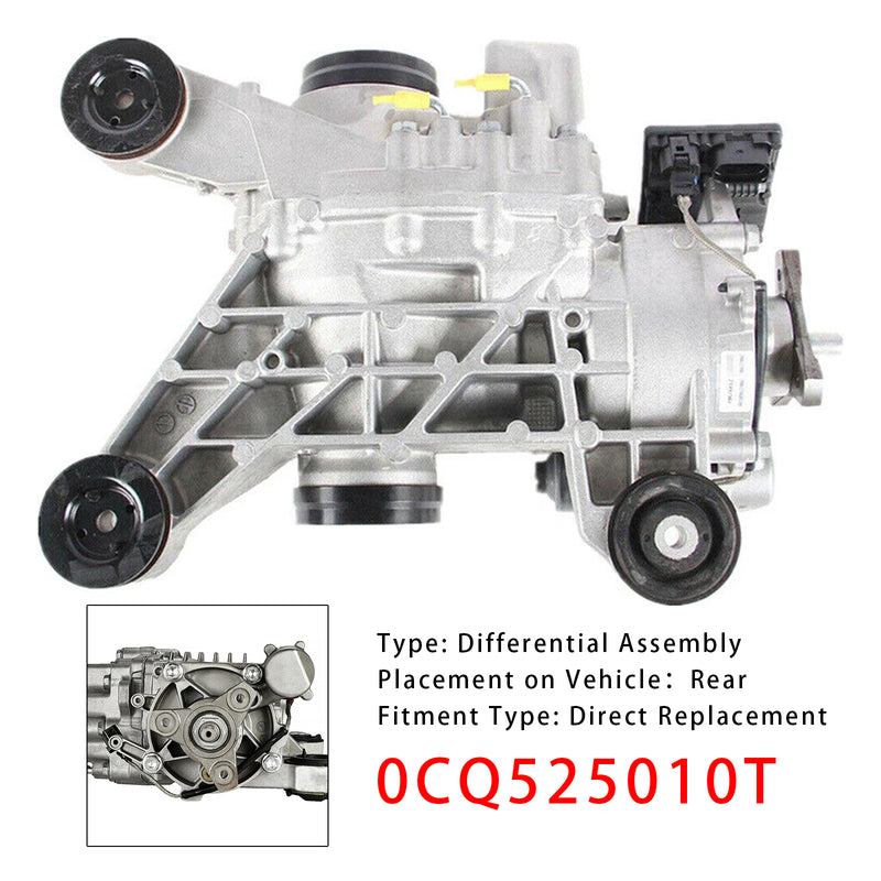 Rear Axle Gear Differential  0CQ525010T For VW SKODA AUDI SEAT AWD 4X4
