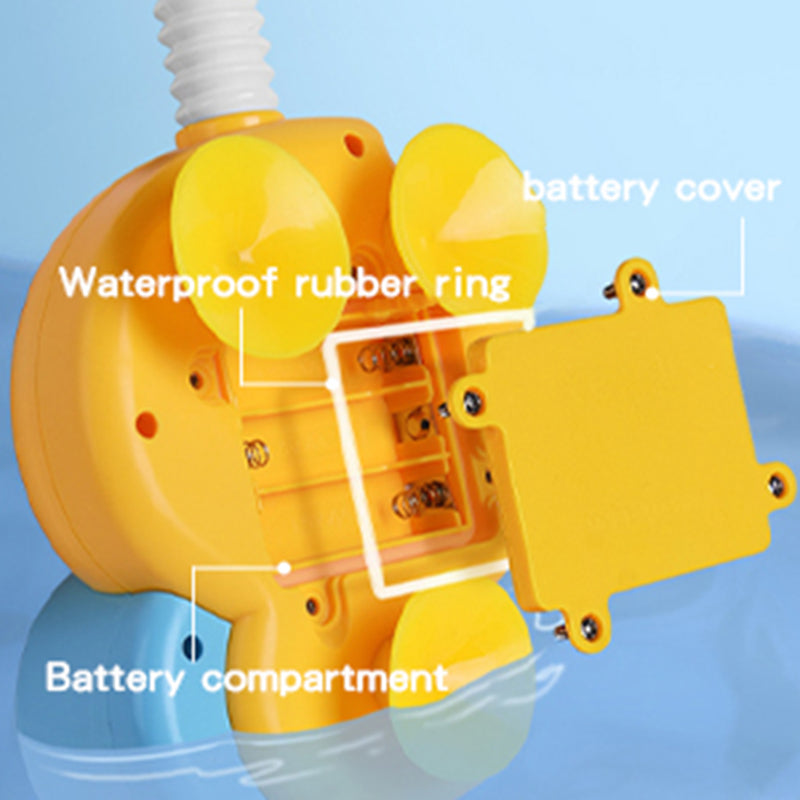 360°Adjustable Electric Duck Bathtub Sprinkler Baby Bath Toys Kids Bathroom