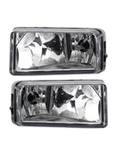 Pair Front  Fog Light Lamps With Bulbs For Chevy Silverado 2007-2013 Clear Lens