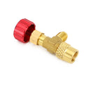 Refrigeration Charging Valve Adapter 1/4" SAE Male to 5/16" SAE Famale