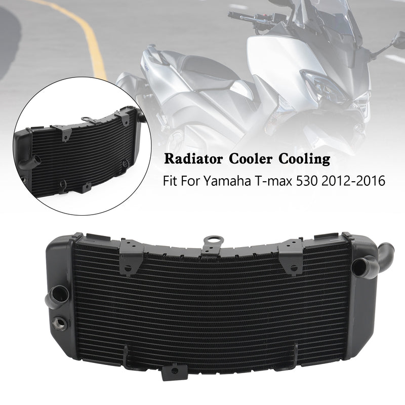 Yamaha TMAX530 T-max 530 2012-2016 Aluminum Radiator Cooling Cooler Fedex Express
