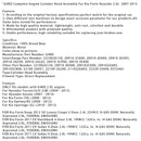 Kia Forte Koup EX Coupe 2-Door 2.0L 1998CC G4KD Complete Engine Cylinder Head Assembly