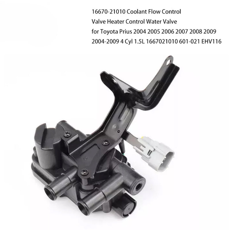Heater Coolant Control Valve 16670-21010 For Toyota Prius 1.5L L4 2004-2009