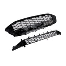 ST Style Black Front Bumper Grill Lower Grill Fit Ford Focus MK4 2018-2021