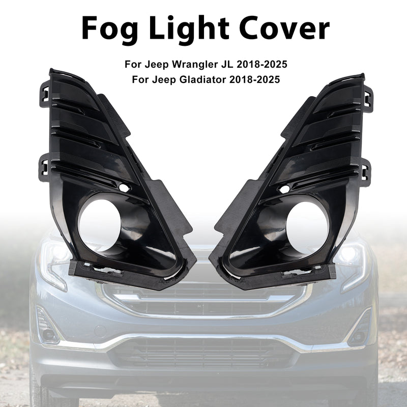 Pair Front Fog Light Bezel Trim For GMC Terrain 2018-2021 23196308