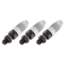 3Pcs Fuel Injector For Kioti Tractors Daedong DK45 CK22 E6300-53004 E6300-53005
