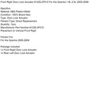 Front Right Door Lock Actuator 81320-2F010 For Kia Spectra 1.8L 2.0L 2005-2009