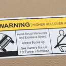 2PCS Gray Sun Visor Left & Right 83280-TG7-A12ZA  For Honda Pilot 2016-2022