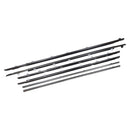 6PCS Door Belt Molding Fit For Toyota Land Cruiser 80 Series 1991-1997
