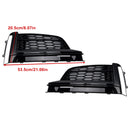 Front Bumper Fog Light Grille Cover Grill Fit Audi A5 S-Line S5 2018-2019