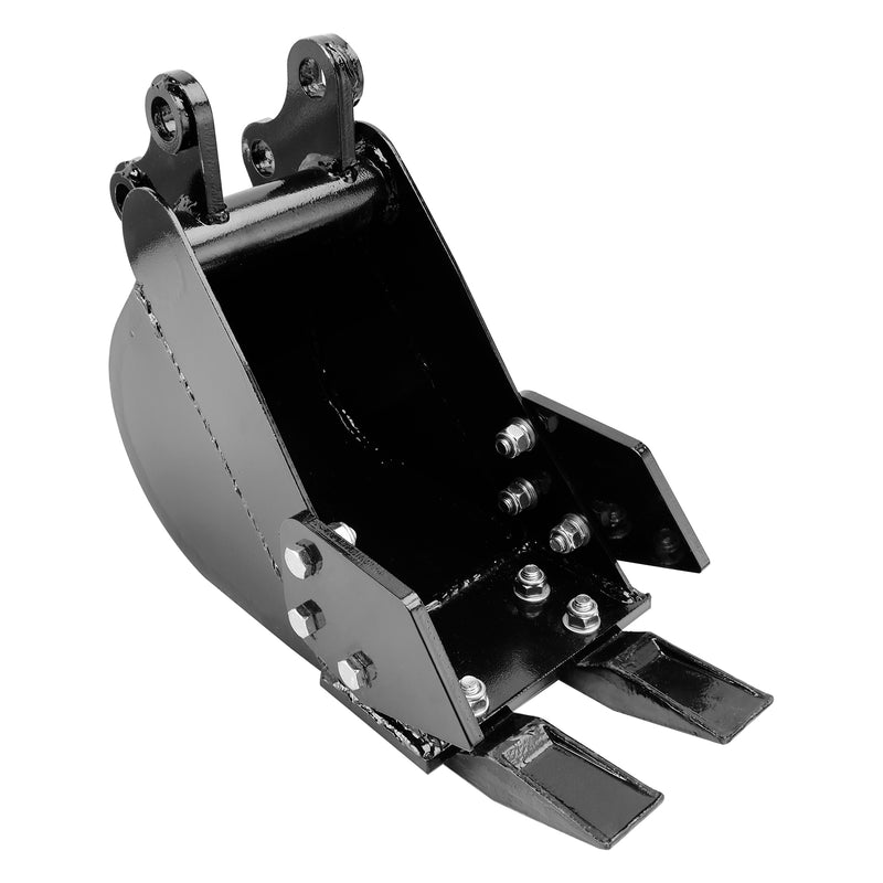 Mini Excavator Attachment Narrow Rock Bucket 200mm Trenching Buckets 2-Teeth