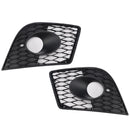 2PCS Front Bumper Fog Light Cover Grille Grill Fit Seat Leon Cupra 2005-2012