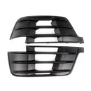 2X Original Car Front Bumper Fog Light Grilles For Audi Q7 S-Line 2016-2019