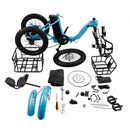 18*3.0 48V 13AH 350W (peak 525W) Electric Tricycle E-Trike with IPX7 Display Blue