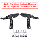 Trailer Tow Mirror Bracket & Hardware Set for Dodge Ram 1500-5500 2010-2019