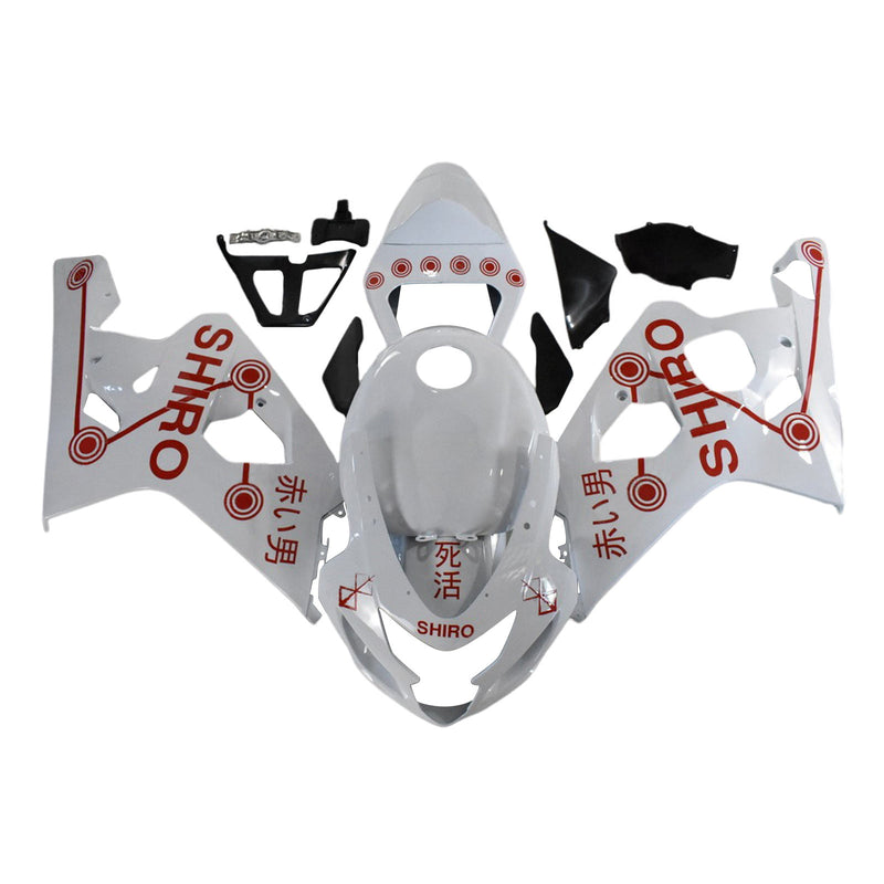 Amotopart Suzuki GSXR 600/750 2004-2005 K4 Fairing Kit Bodywork Plastic ABS