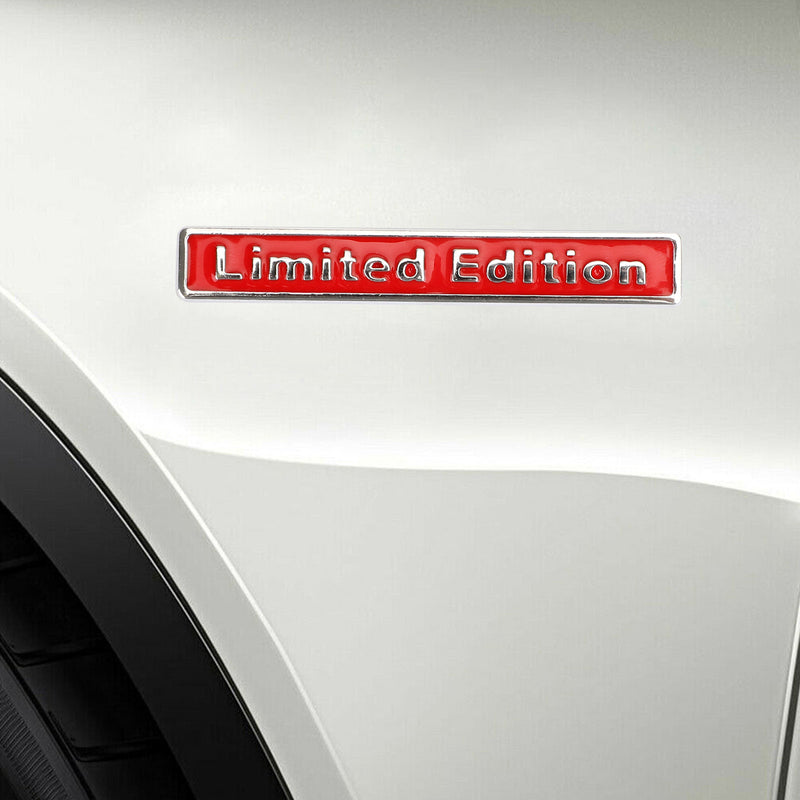 3D Car Sticker Plating Metal Limited Edition Logo Emblem Badge Decal