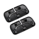 2X Rear Black Seat Belt Bezel 1AP31DX9AA For Jeep Wrangler JK 2011-2018