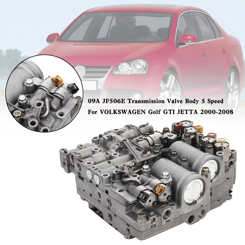 Volkswagen Bora 2000-2005 L4 1.8L 1.9L L5 2.3L 09A JF506E Transmission Valve Body 5 Speed