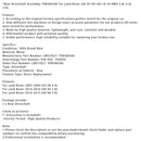 Rear Driveshaft TVB500360 For Land Rover LR3 05-09 LR4 10-16 AWD 3.0L 4.4L 5.0L