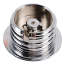 Chrome Billet Aluminum Pop Up Screw In Gas Cap Set For Touring Softail Dyna
