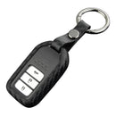 Leather Silicone Car Key Case Cover With Buckle For Honda