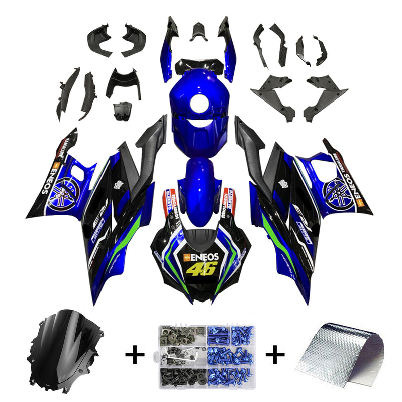 Amotopart Yamaha YZF-R3 R25 2019-2021 Fairing Kit Bodywork Plastic ABS