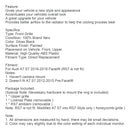 RS7 Style Honeycomb Front Bumper Grill Grille Fit Audi A7 C7 S7 2016-2018 Black