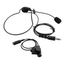 7.1-C7 Rear Mount Plug Tactical Headset 6Pin U94 PTT For STP8040 STP8080 STP9000