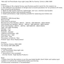 Red LED 3rd Third Brake Stop Light Lamp 28K For Pontiac Solstice 2006-2009