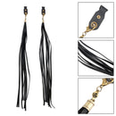 Handlebar Tassel Brake Lever Grip Decoration Black For Dyna Road Glide Road King