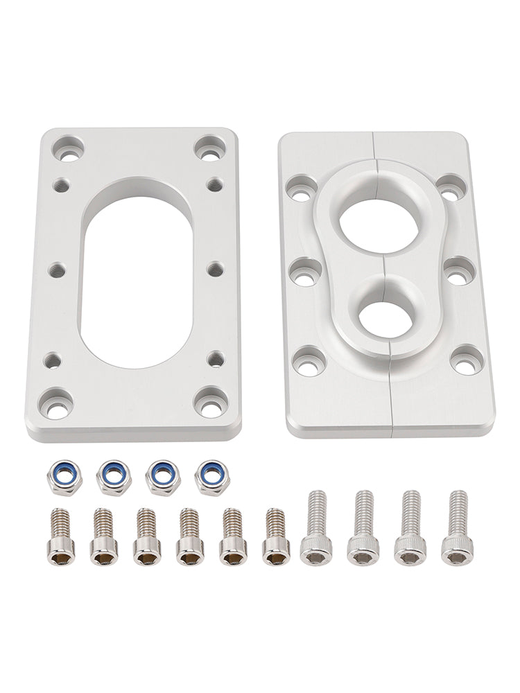 Aluminum Fire Wall Pass Through Raw Bracket For Holley Terminator x Max