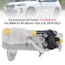 Transmission Oil Cooler 17218607237 For BMW X3 X4 xDriver 430i 2.0L 2018-2023