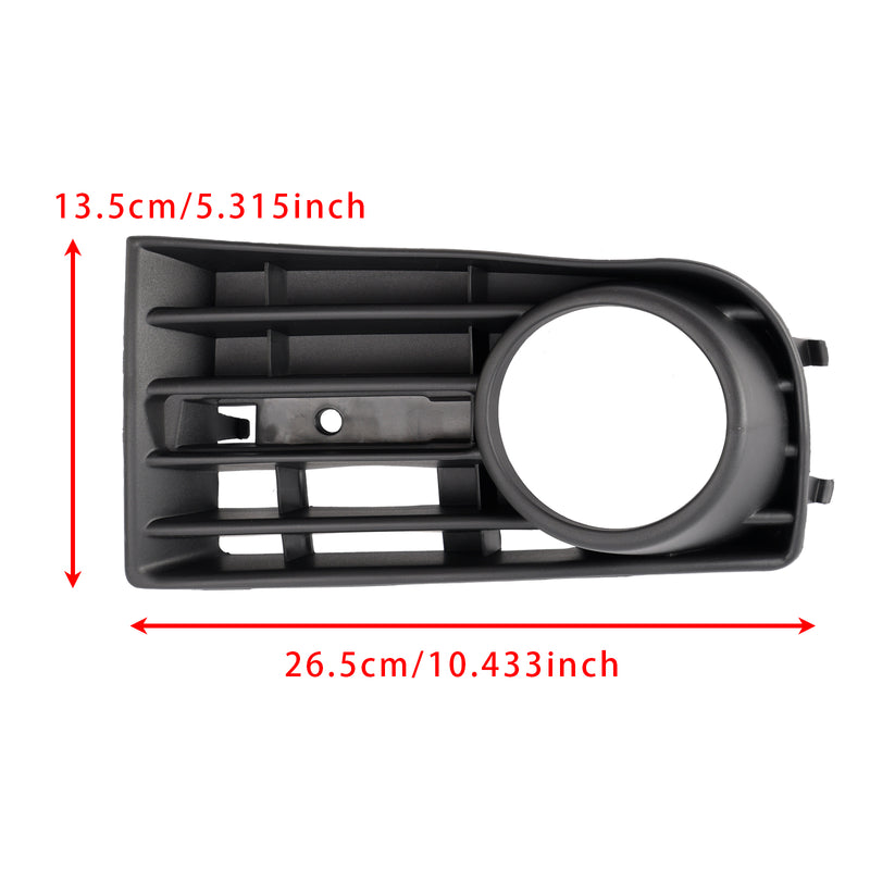 1 Pair Front Bumper Fog Light Grill Cover Bezel For VW Golf V MK5 2005-2009