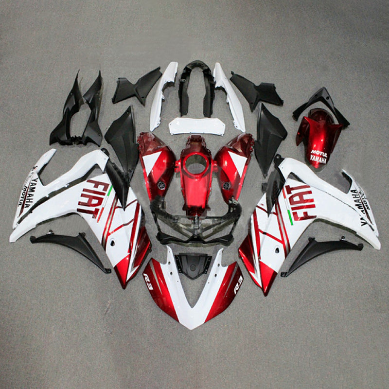 Amotopart Yamaha YZF-R3 2014-2018 R25 2015-2017 Fairing Kit Bodywork ABS