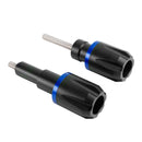 Aluminum Frame Crash Slider Protection Blue For Bmw F900R F750Gs F850Gs 19-23