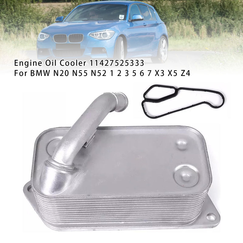 Engine Oil Cooler 11427525333 For BMW N20 N55 N52 1 2 3 5 6 7 X3 X5 Z4