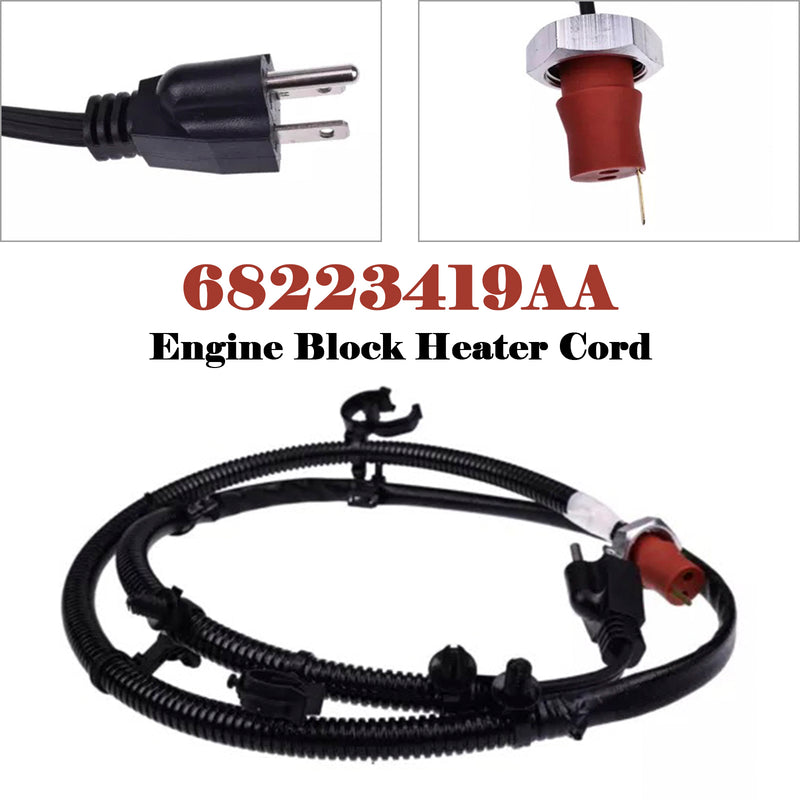 Engine Block Heater Cord 68223419AA for Dodge Ram 2500 3500 13-18