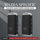 Aluminum Alloy TPU Black Car Key Case Cover With Buckle For Mazda CX-4 CX-5