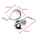 Rear View Mirror Set For Indian Scout Sixty Bobber Springfield Dark Horse 16-25